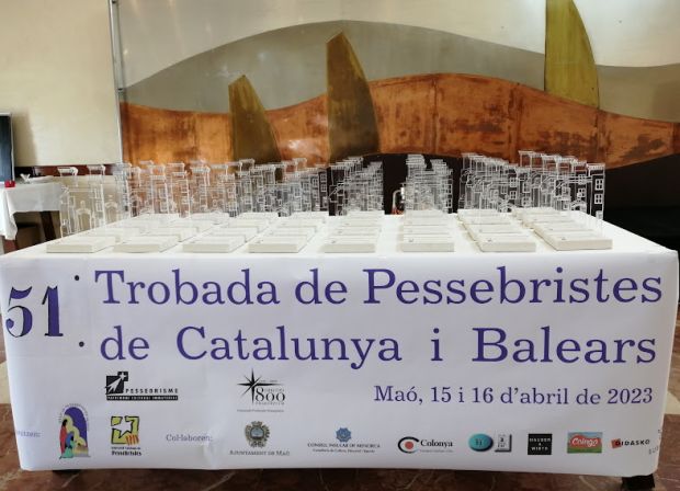 51 Trobada de Pessebristes de Catalunya i Balears a Maó. 15 i 16 d'abril de 2023